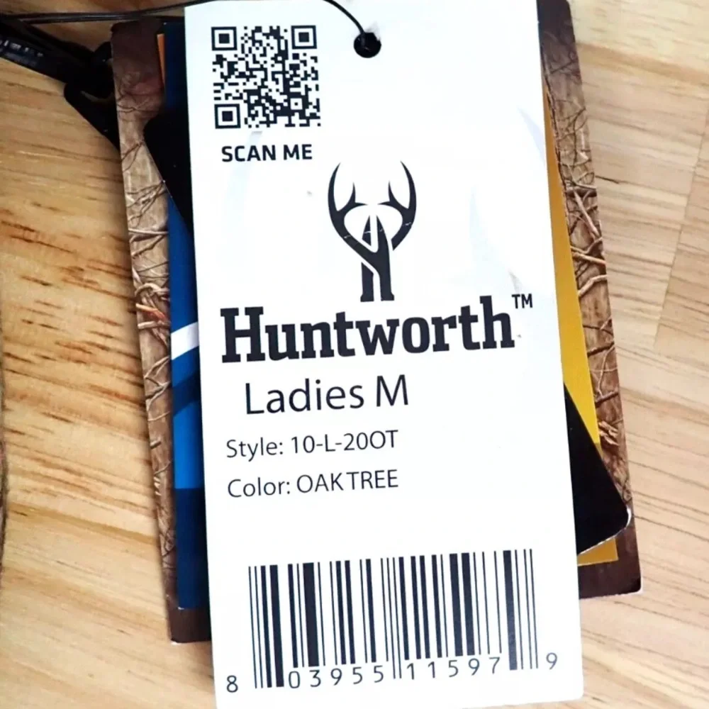 Huntworth Womens Oak Tree Camo Gloves Size Medium Realtree Waterproof - Picture 8 of 8